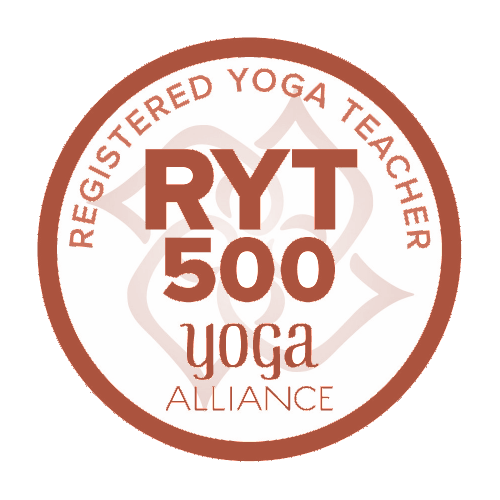 Gütesiegel: Registered Yoga Teacher 500 (RYT 500) der Yoga Alliance